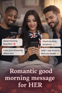 Romantic good morning message for HER