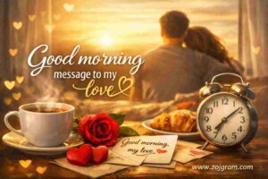 good morning message to my love