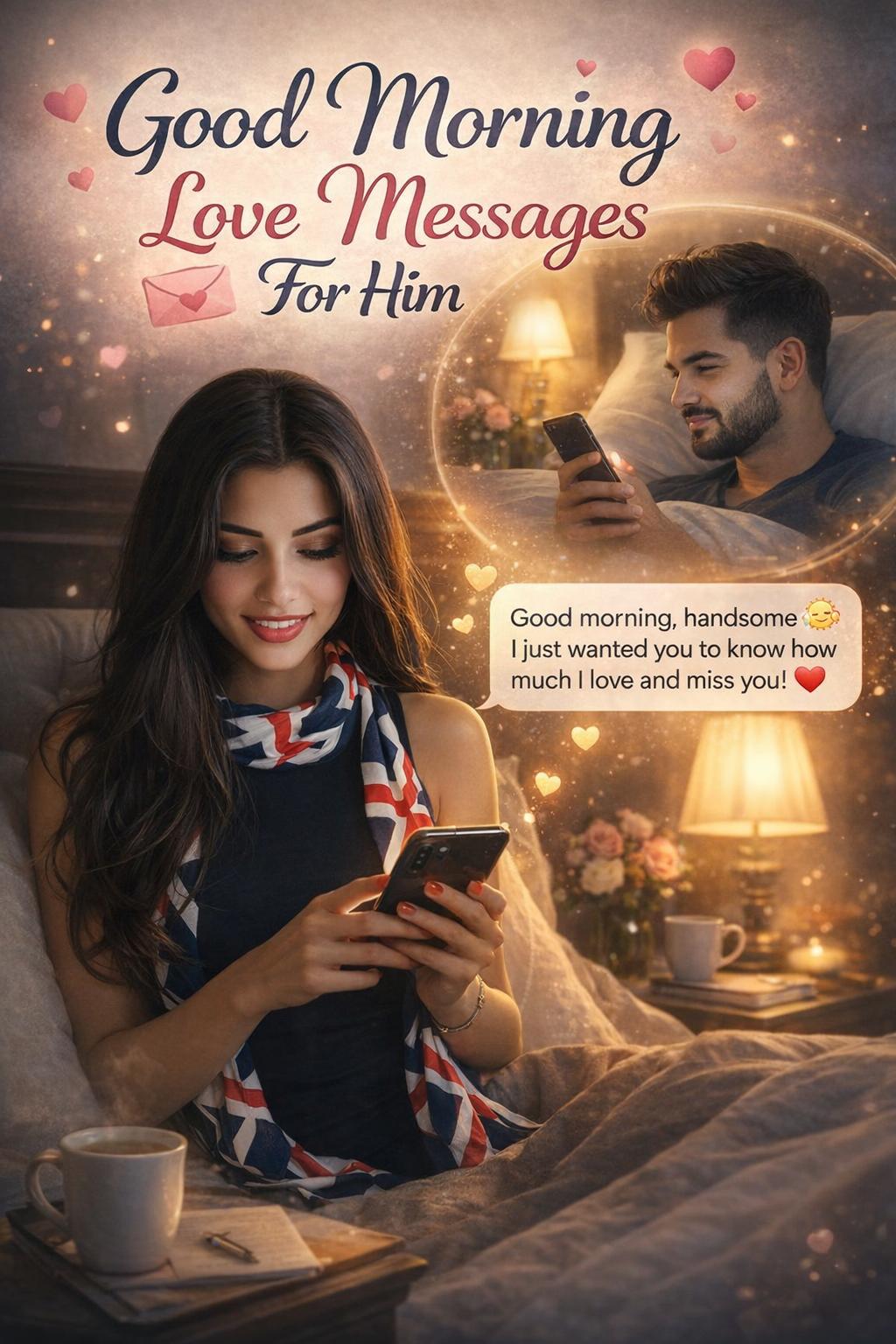 Good morning love messages for him